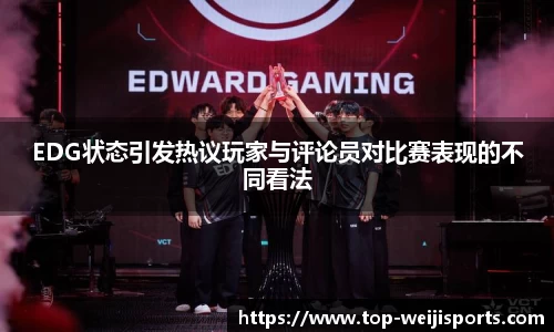 EDG状态引发热议玩家与评论员对比赛表现的不同看法