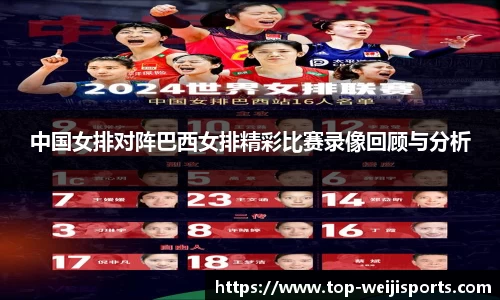中国女排对阵巴西女排精彩比赛录像回顾与分析